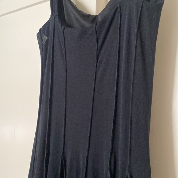 CARMEN Carmen Marc Valvo CLASSIC 🖤BLACK🖤 FIT & FLARE DRESS SIZE MEDIUM 🌟EUC🌟 - Picture 5 of 14